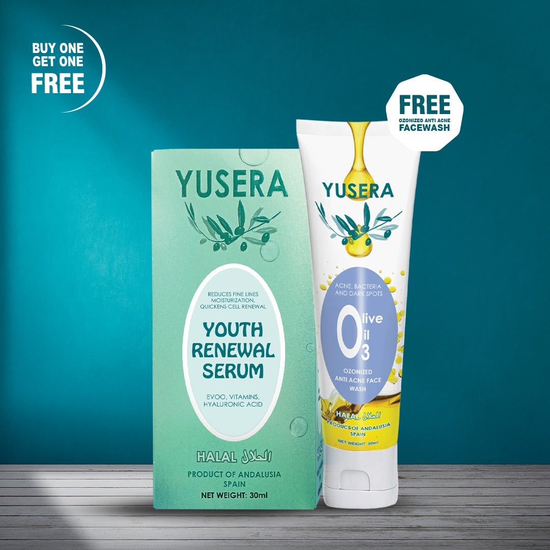 Youth Renewal Serum + Ozonized Anti Acne Face Wash