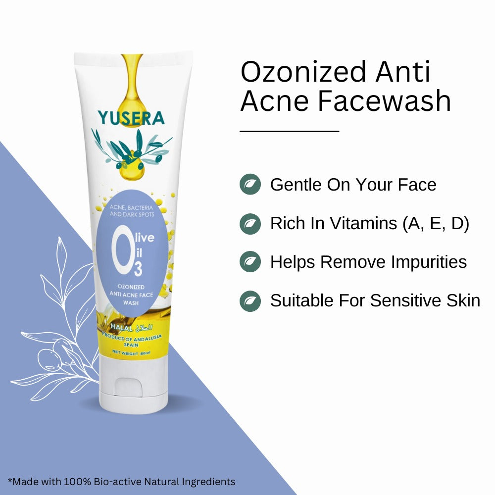 YUSERA Ozonized Anti Acne Face Wash 80 ML
