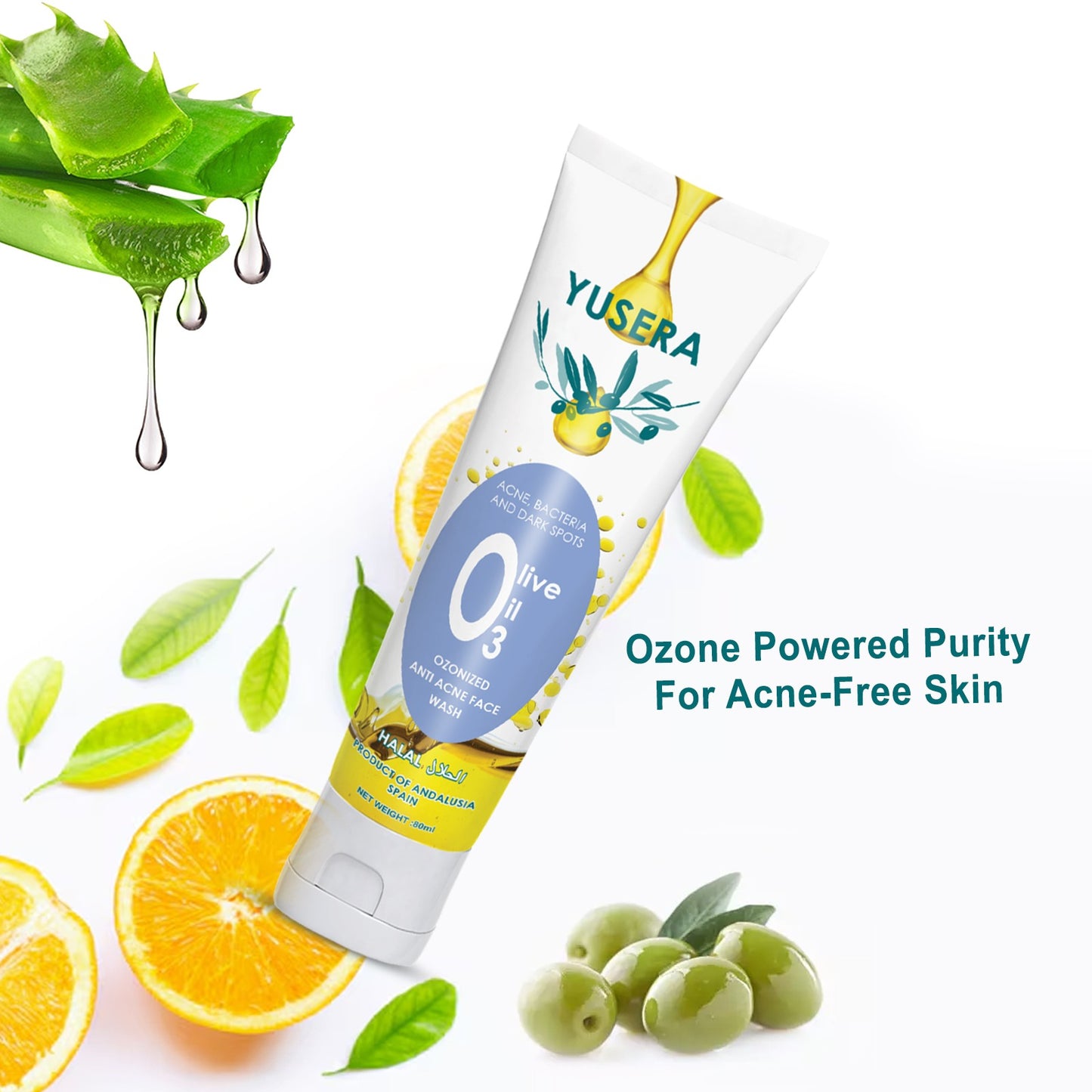 YUSERA Ozonized Anti Acne Face Wash 80 ML