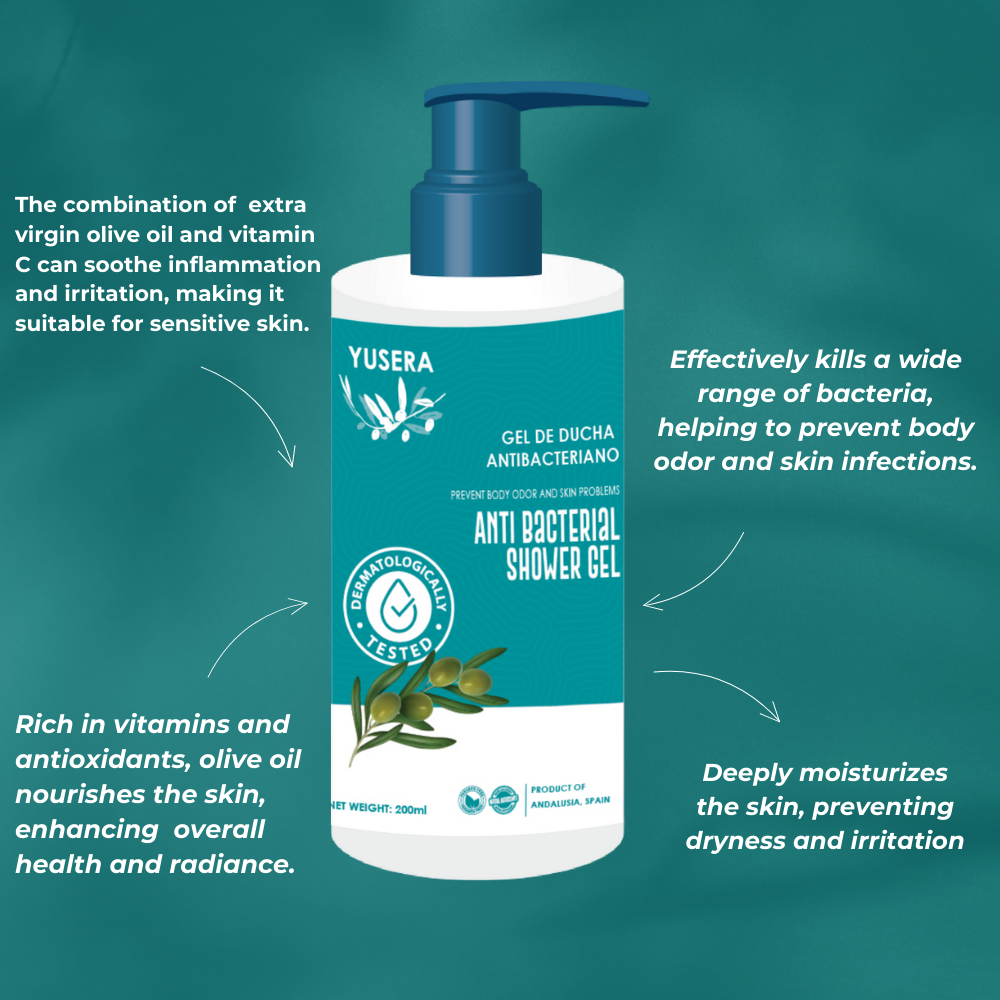 Yusera Anti-Bacterial Shower Gel 200ml