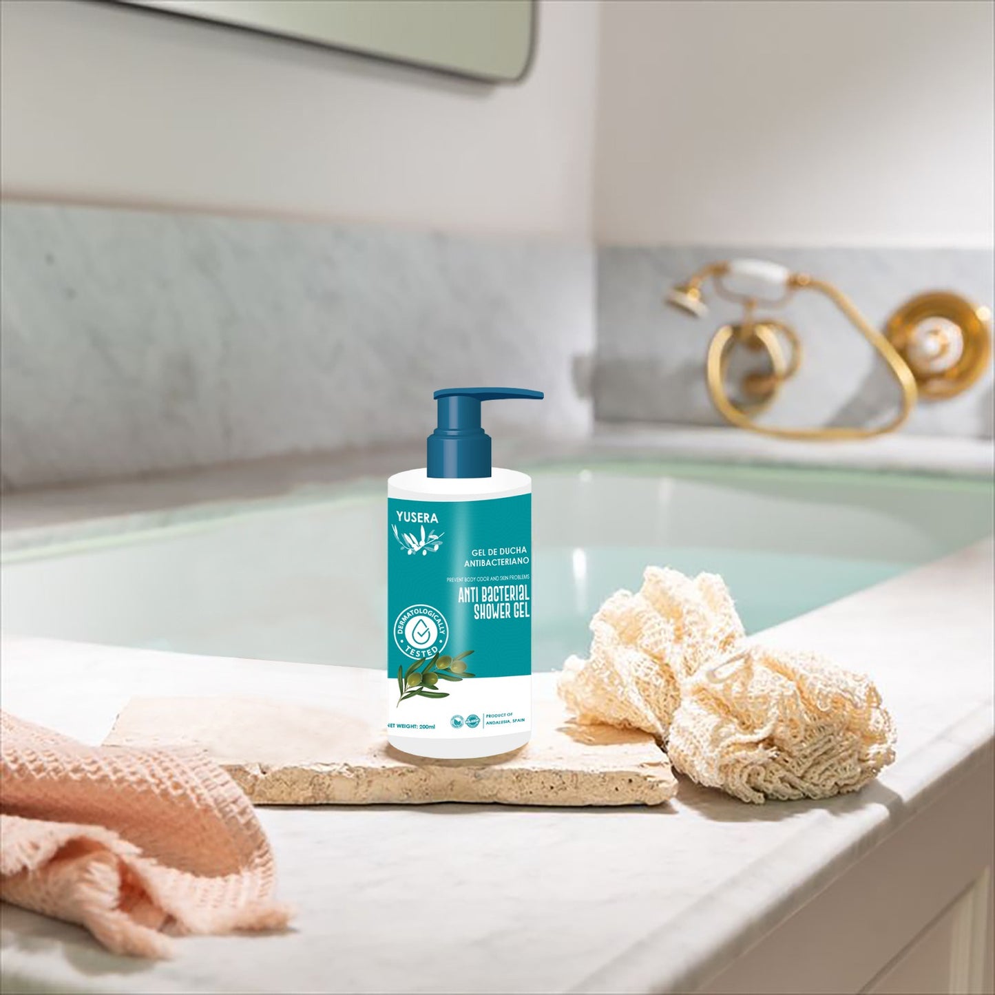 Yusera Anti-Bacterial Shower Gel 200ml