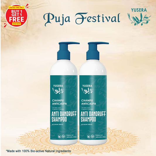 Buy 1 Get 1 Free - Yusera Anti Dandruff Shampoo 300ml