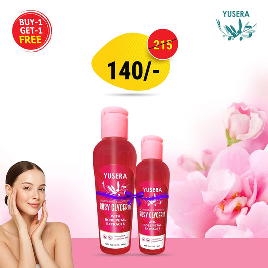 Buy 1 Get 1 FREE! - YUSERA Rosy Glycerin 100ml + FREE 50ml