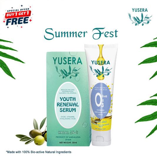 Youth Renewal Serum + Ozonized Anti Acne Face Wash